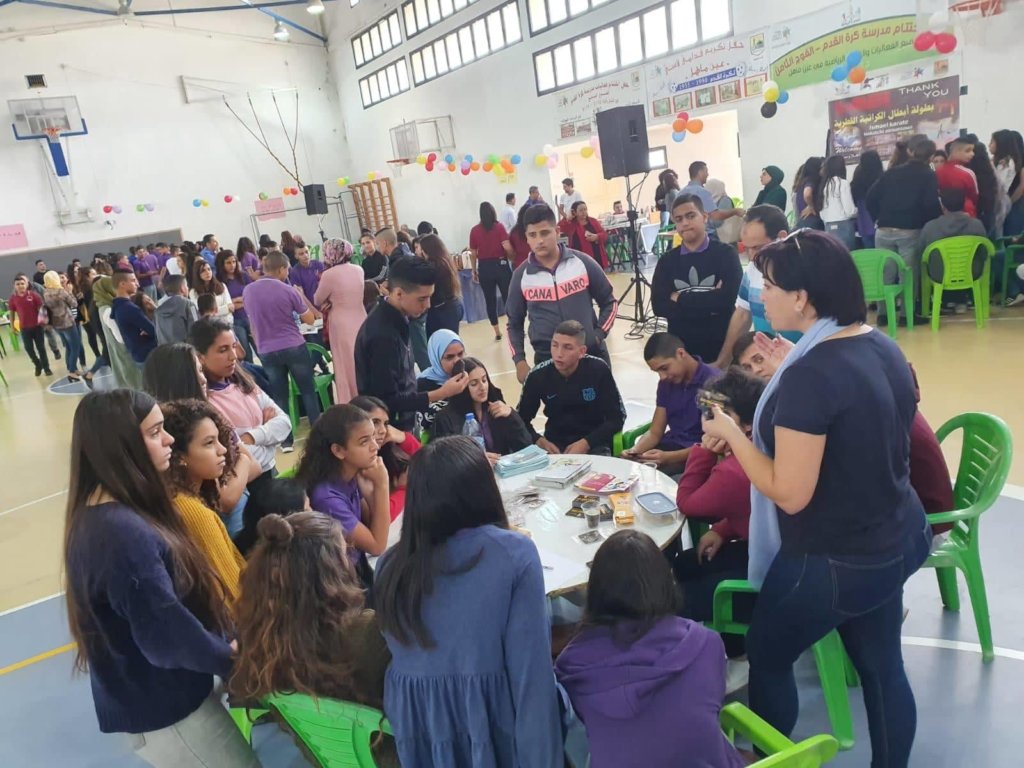 Talking about SGBV at volunteering fair