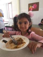 Amaro Tan kindergarteners are happy to be back!