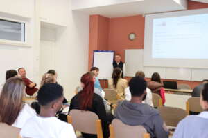 Student presentations at NG University
