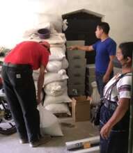 Staff in the bodega with stoves