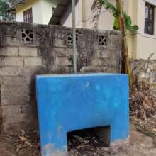 Sanitary pit, provides dignity for girls.