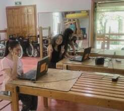 Computer equipment in the classroom