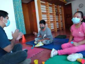 Playful session in school hybrid model