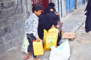 Food Baskets distribution in Hudaydah