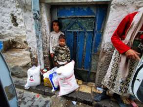Food Baskets distribution in Sana'a