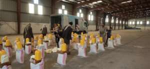 Ramadan food basket distribution