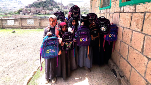 Schoolgirls in Ibb Governorate