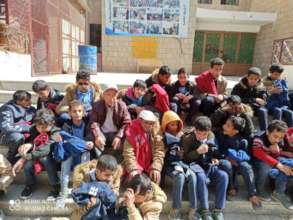 Warm clothing at Center for visually impaired