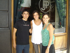 Jose at the hotel, on his 1st trip to Buenos Aires
