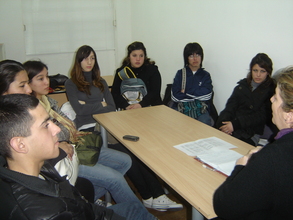 First job-training session in La Plata