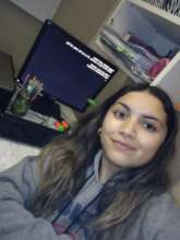 Micaela received her donated computer