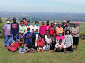 Our children and community members all masked up!