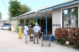The TEWWY team visiting health service facilities