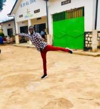 Emmanuel at the MindLeaps Center in Rwanda