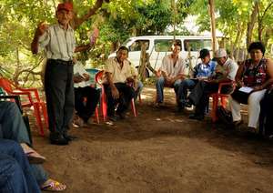 Community Meeting in San Hilario