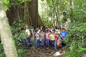 Parcelas school students at Papa Loco