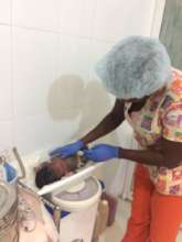 Nurse with baby