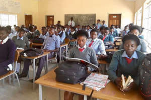 Overcrowded Secondary School Classroom