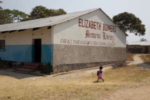 EBZEF Memorial Library's Smallest Patron