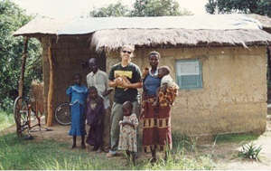 Beth's Village Hut and Family with Kitten Blake