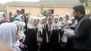ABLE Books Distribution in a Girls' School