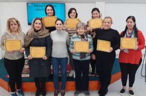 CANVA learners with their attendance certificates