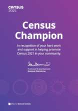 Census Champion Certificate