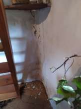 My earth cabin on the school property needs repair