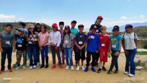 Grupo de taller II en su viaje