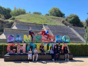 Viaje de los alumnos a la ciudad de puebla