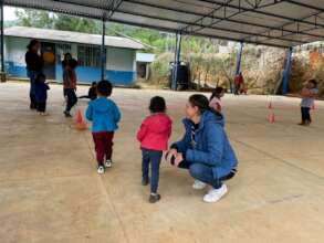 Visita de la entrenadora Diana