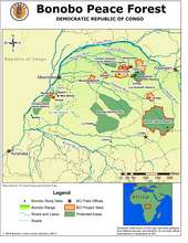 Bonobo Peace Forest Map