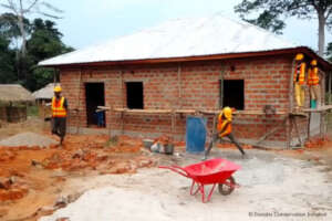 Conservation center construction is well underway