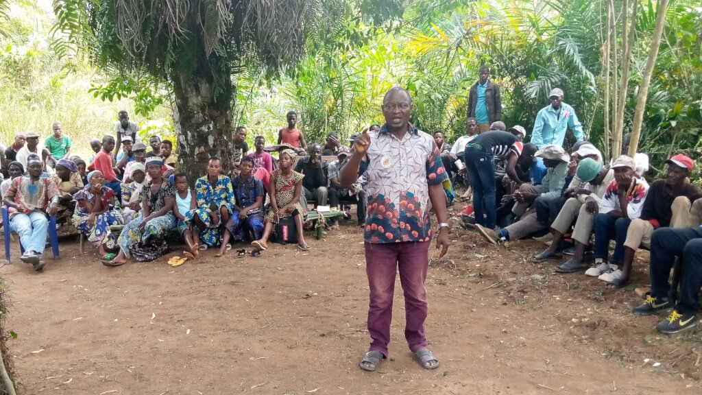 BCI leads community outreach meeting at Kokolopori