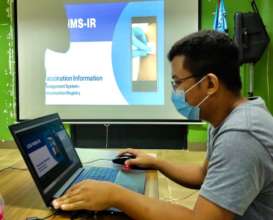 Electronic registration for the COVID vaccine