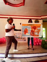 Healthcare worker training in Sison