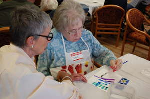 Paint brushes, balls and straws