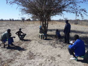 Farmer workshop at a cattle post