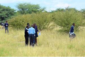 Khumaga Primary School EEC litterpicking