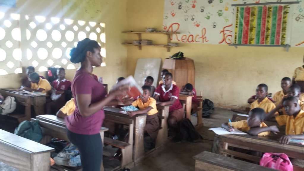 Role Model Visit for 600 pupils in 20 basic school