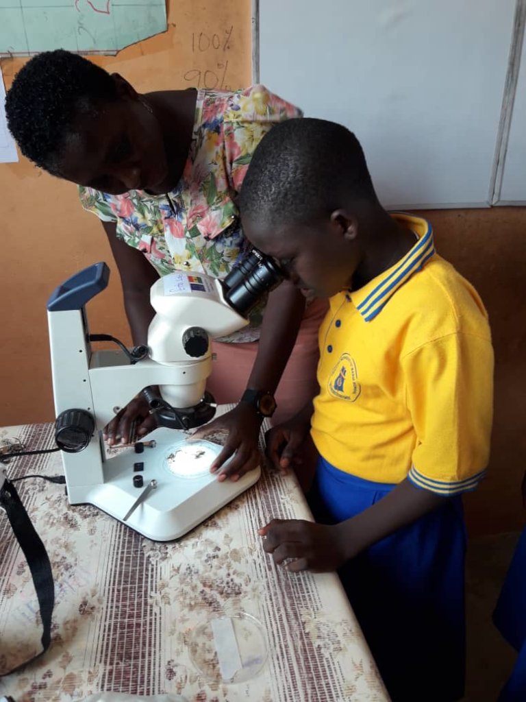 Role Model Visit for 600 pupils in 20 basic school