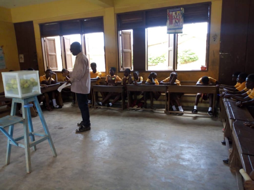 Role Model Visit for 600 pupils in 20 basic school