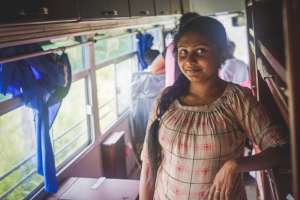 Main Diploma Student teaching her community childr