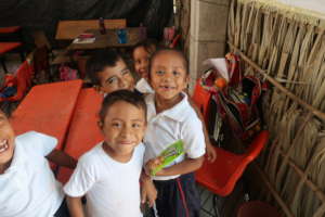 School dining room for 286 children in Oaxaca