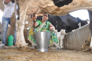 Dhanashree at her farm