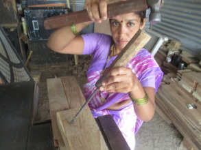 Kalpana at her shop