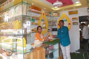 Kalpana at her business
