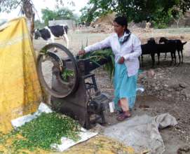 Manisha at her farm