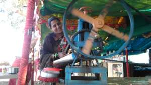 Rupali at her Juice Center