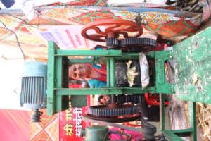 Sanjana running her juice center